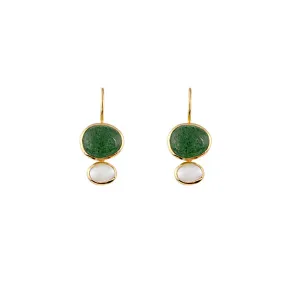 Bianc Cubism Earrings Green Shoes_Bianc-Jewellery