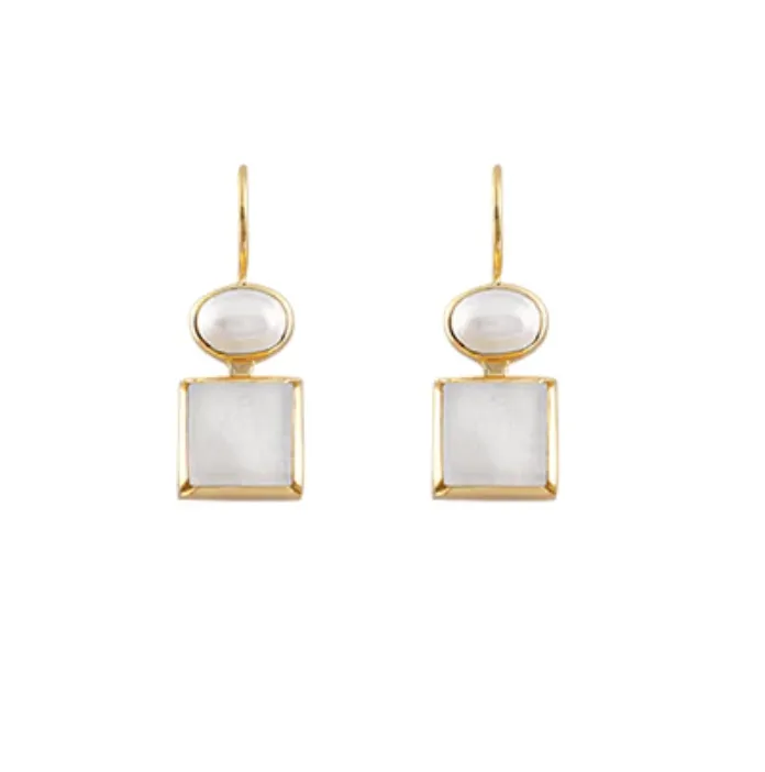 Bianc Driftwood Gold Earrings Shoes_Bianc-Jewellery