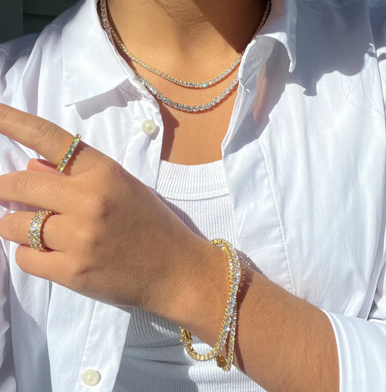 Bianc Eternity Ring Gold Shoes_Bianc-Jewellery