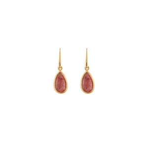 Bianc Grove Earrings Strawberry Quartz Shoes_Bianc-Jewellery