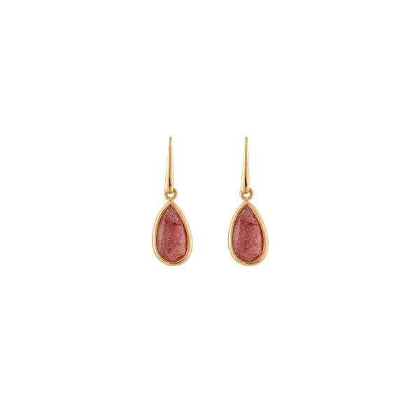 Bianc Grove Earrings Strawberry Quartz Shoes_Bianc-Jewellery