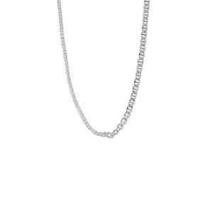 Bianc Half Tennis Necklace Silver Shoes_Bianc-Jewellery