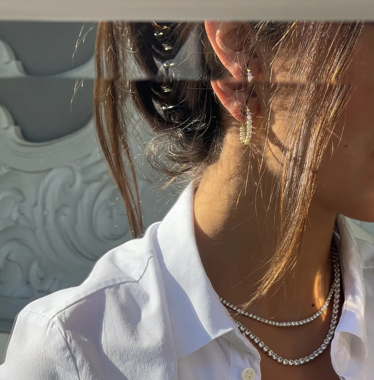 Bianc Halo Earrings Gold Shoes_Bianc-Jewellery