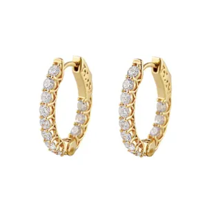 Bianc Halo Earrings Gold Shoes_Bianc-Jewellery