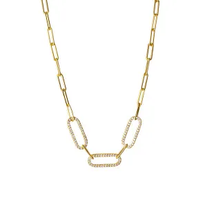 Bianc Illuminate Necklace Gold Shoes_Bianc-Jewellery