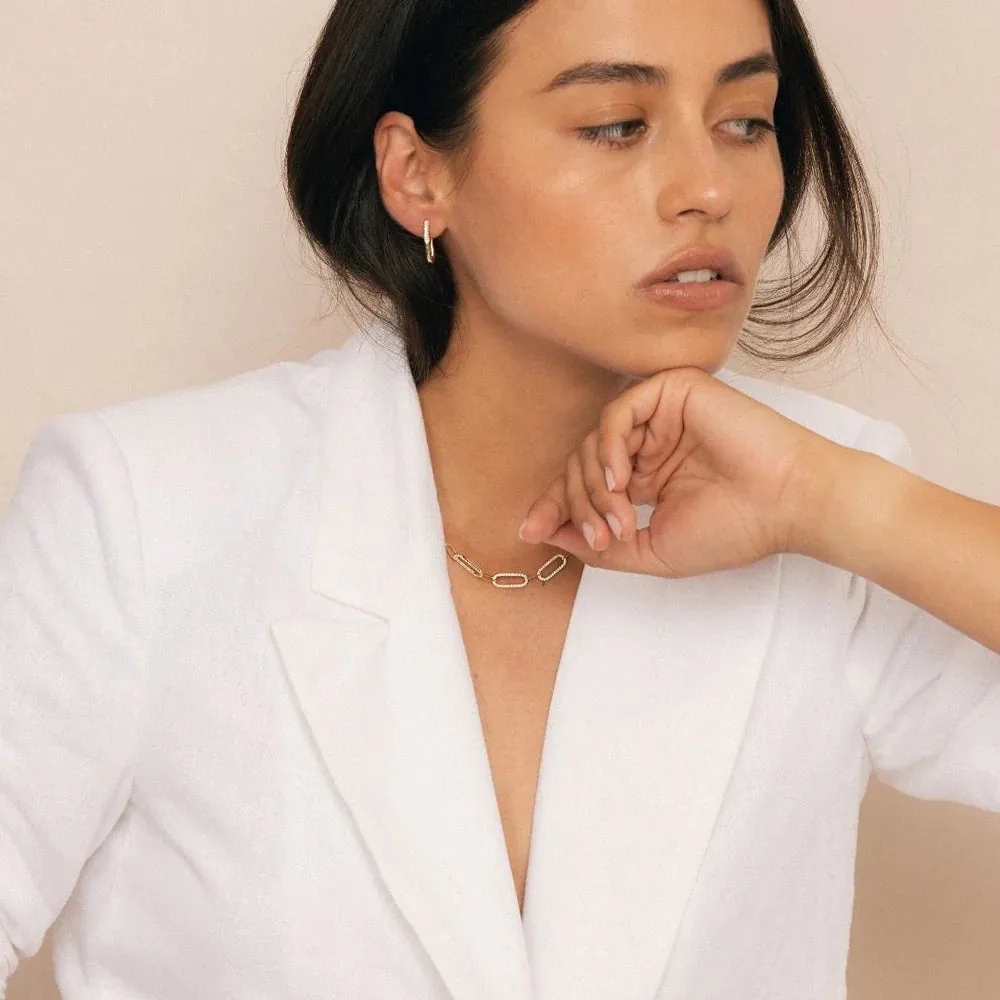 Bianc Illuminate Necklace Gold Shoes_Bianc-Jewellery