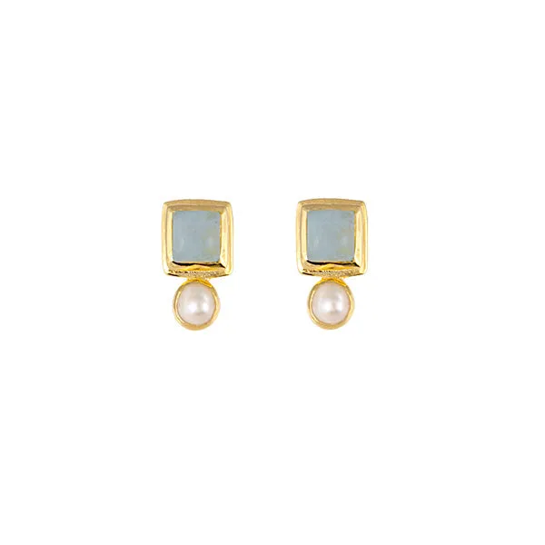 Bianc Impressionist Earrings Aqua Shoes_Bianc-Jewellery