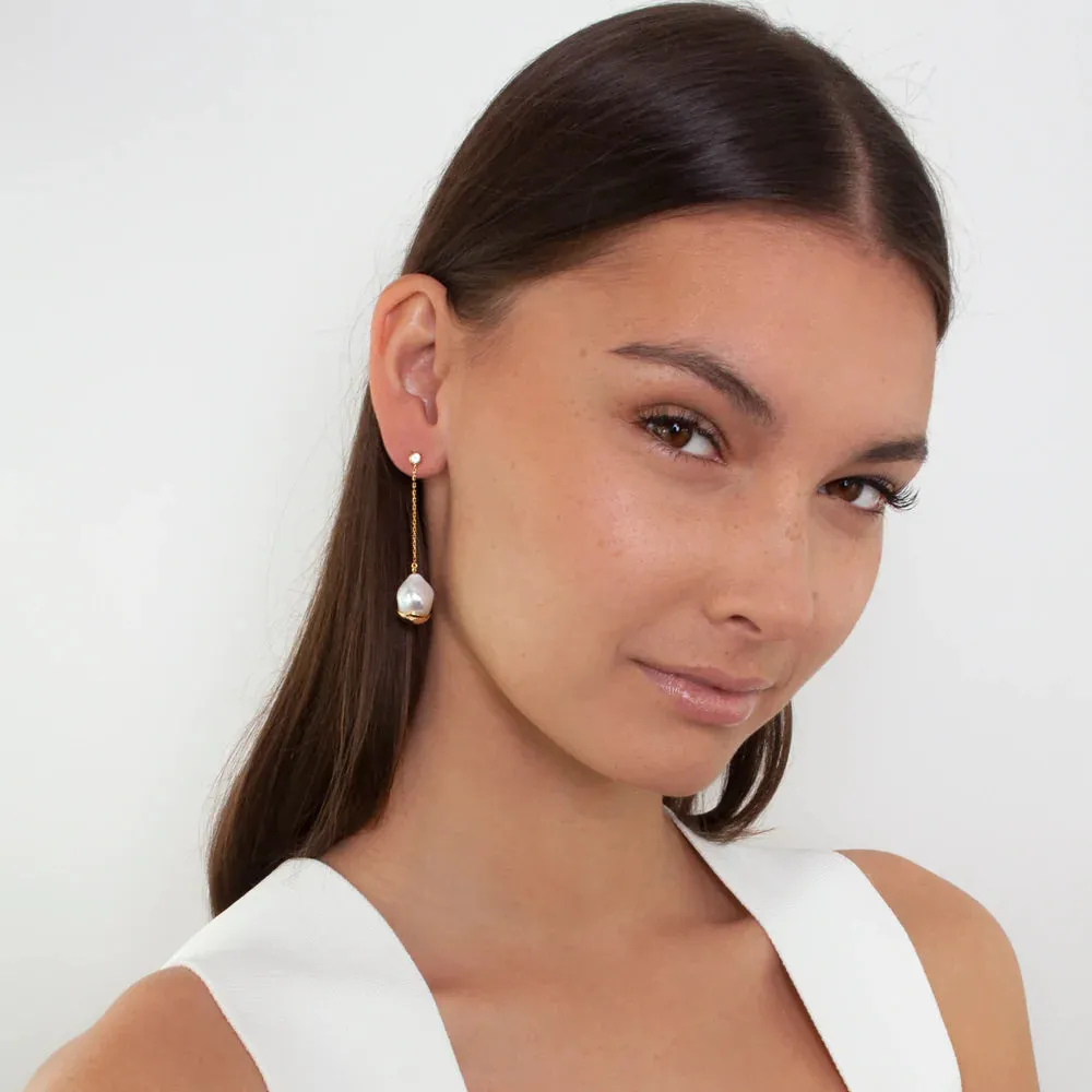 Bianc Marine Gold Earrings Shoes_Bianc-Jewellery