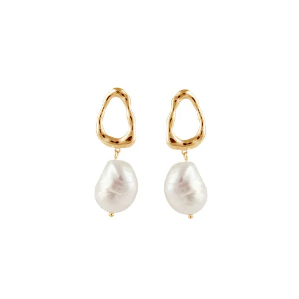 Bianc Ocean Earrings Gold Shoes_Bianc-Jewellery