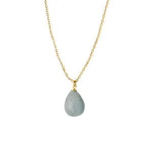 Bianc Painted Necklace Aqua Shoes_Bianc-Jewellery