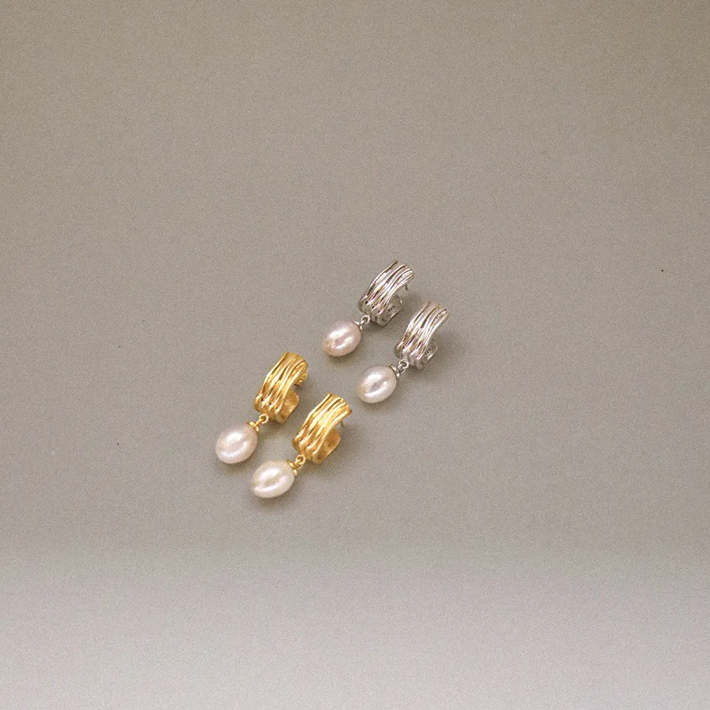 Bianc Sandy Earrings Gold Shoes_Bianc-Jewellery