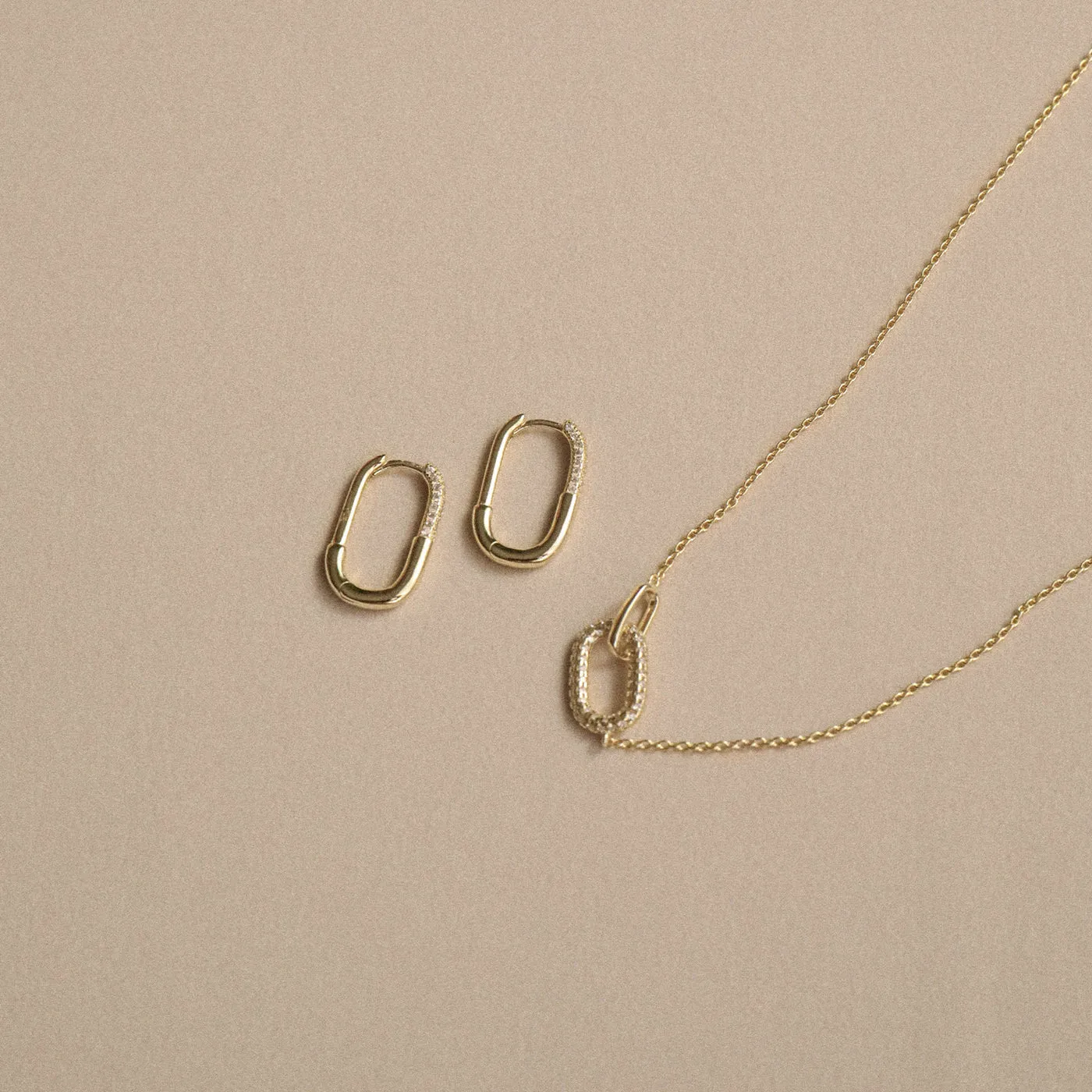 Bianc Sparkle Oblong Necklace Shoes_Bianc-Jewellery