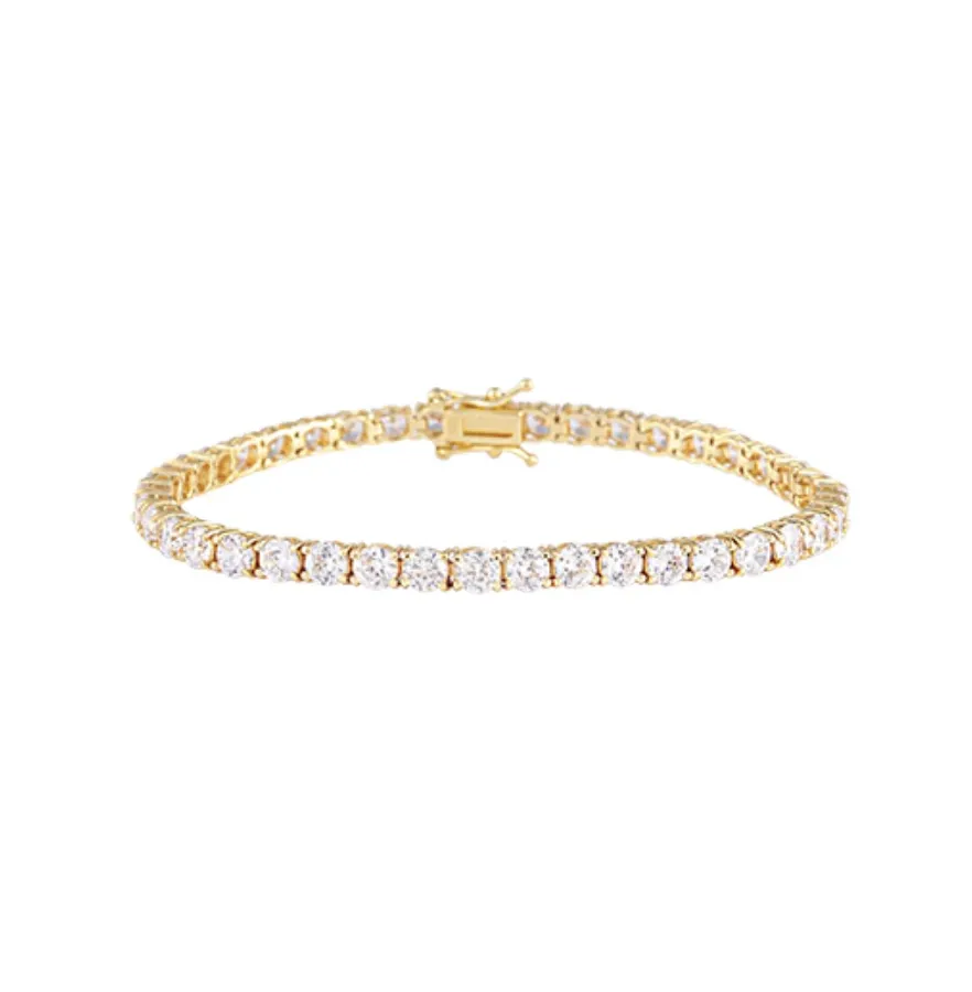 Bianc Tennis Bracelet Gold Large Shoes_Bianc-Jewellery