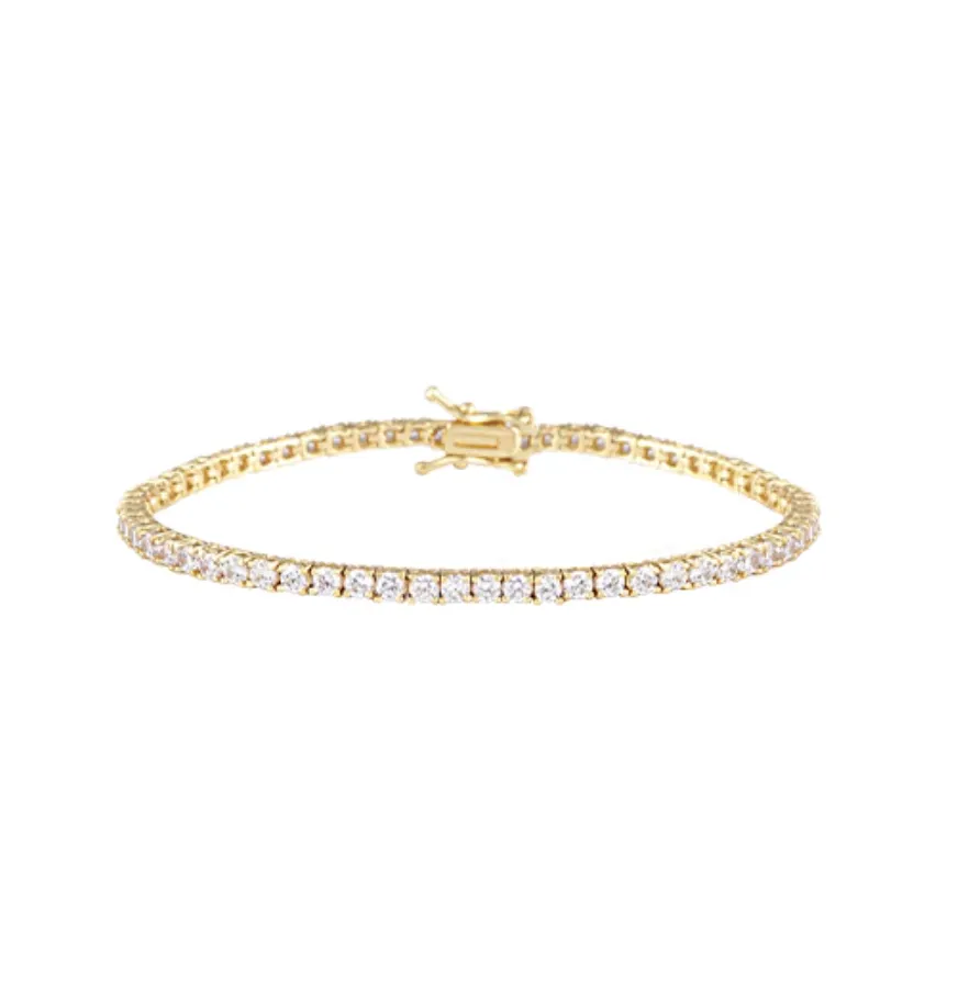 Bianc Tennis Bracelet Gold Small Shoes_Bianc-Jewellery