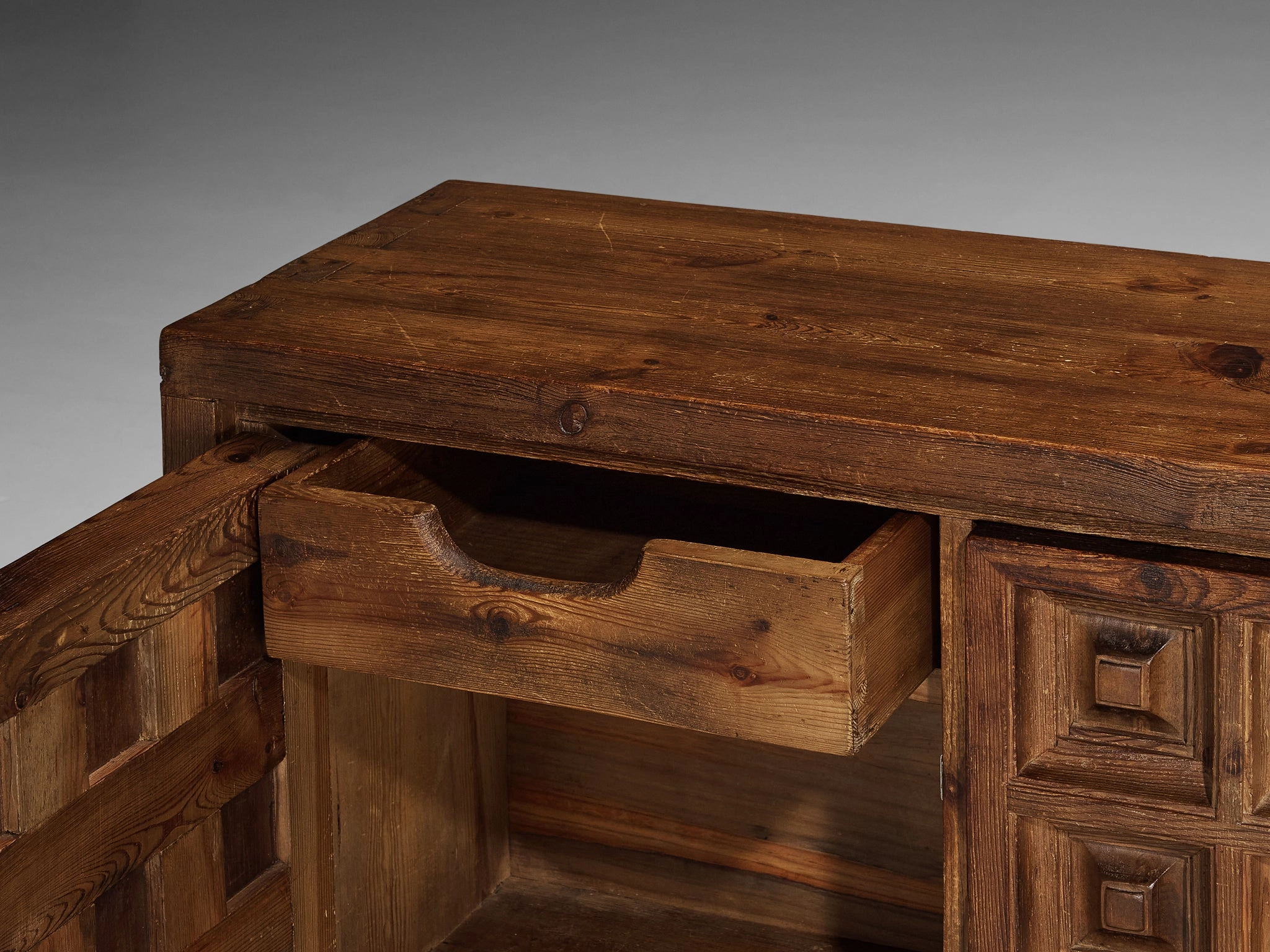 Biosca Spanish Sideboard in Stained Pine