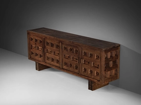Biosca Spanish Sideboard in Stained Pine storage cabinet,organizer,furniture storage