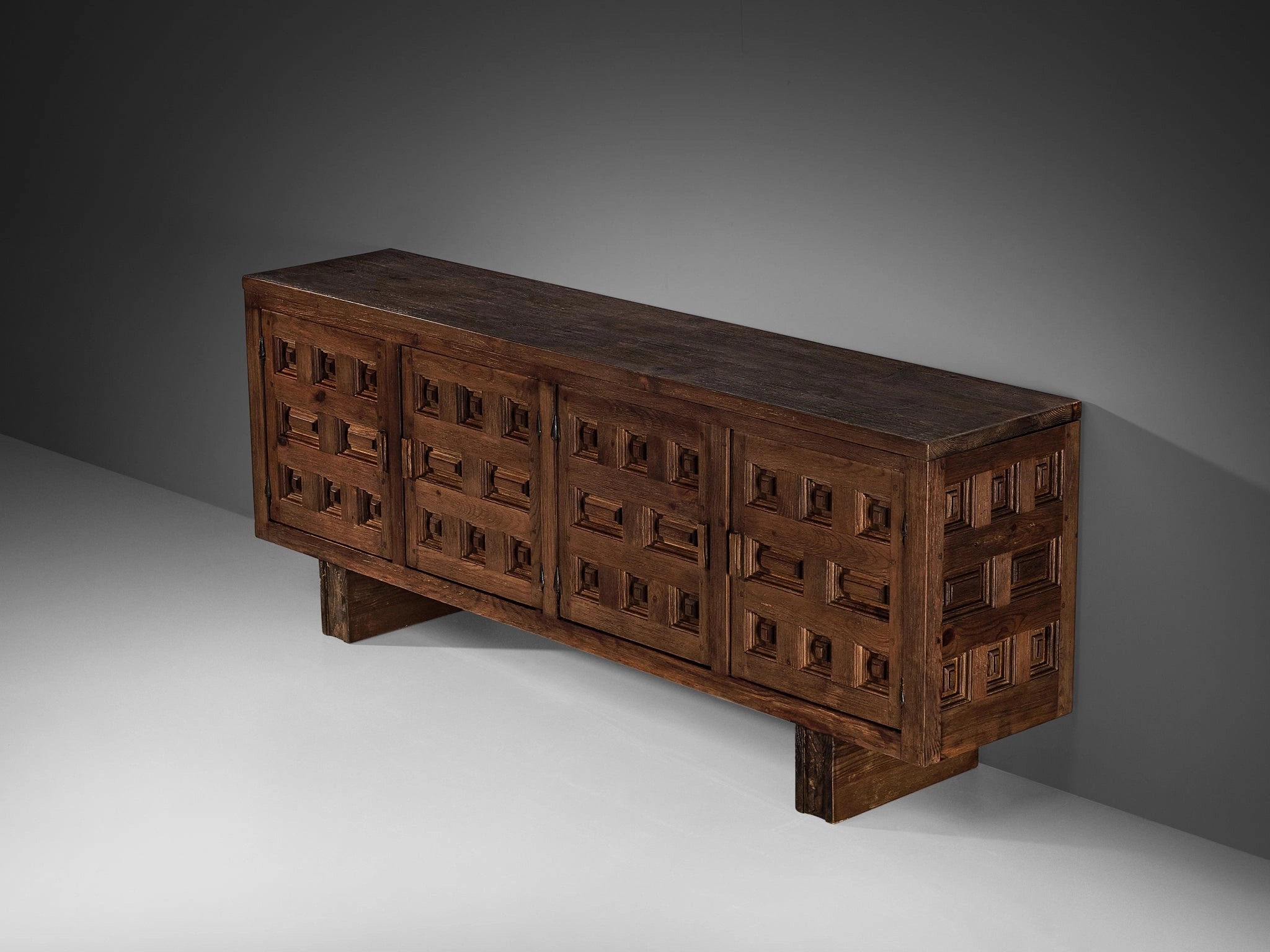 Biosca Spanish Sideboard in Stained Pine storage cabinet,organizer,furniture storage