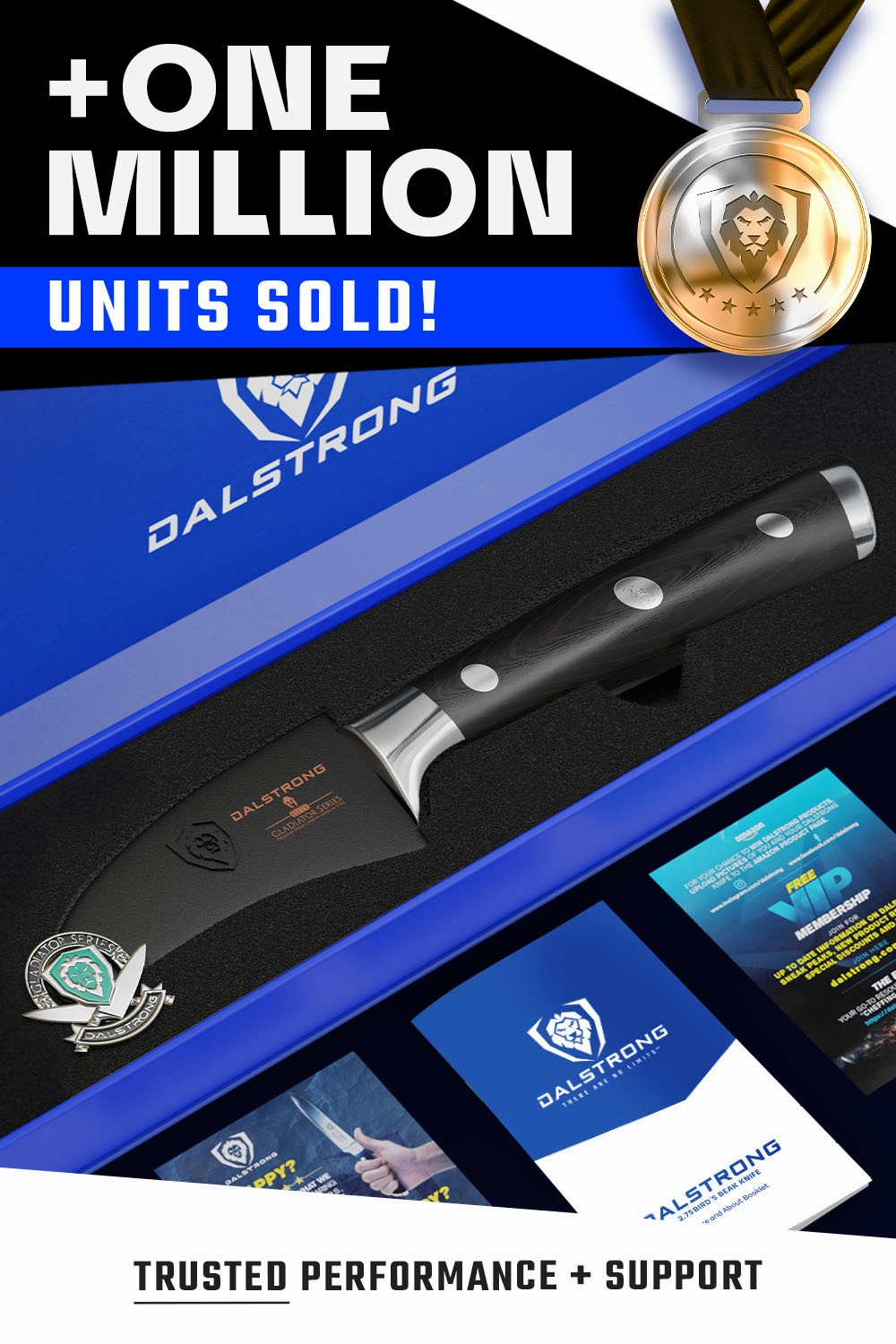 Bird's Beak Tourne Paring Knife 2.75" | Gladiator Series | NSF Certified | Dalstrong 
