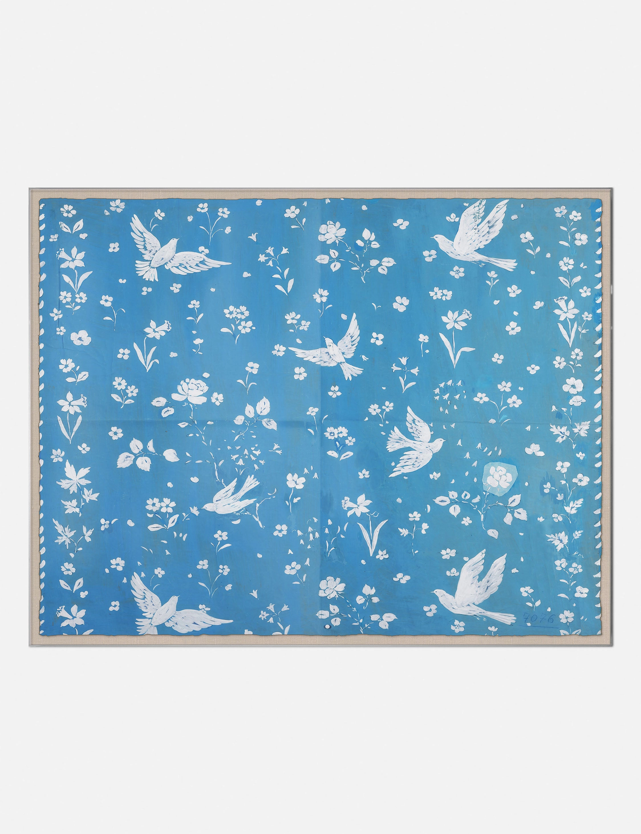 Birds and Flowers Print by Paule Marrot wall art,canvas print,home wall decor