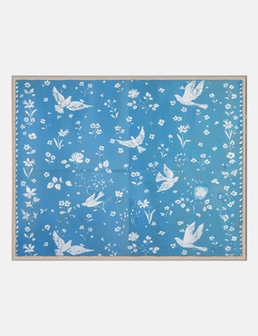 Birds and Flowers Print by Paule Marrot wall art,canvas print,home wall decor