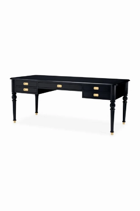 Black 5-Drawer Desk | Met x Eichholtz Wimbledon desk,home desk,workstation