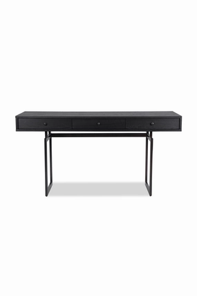 Black Ash Dark Bronze Desk | Liang & Eimil Hamilton desk,home desk,workstation