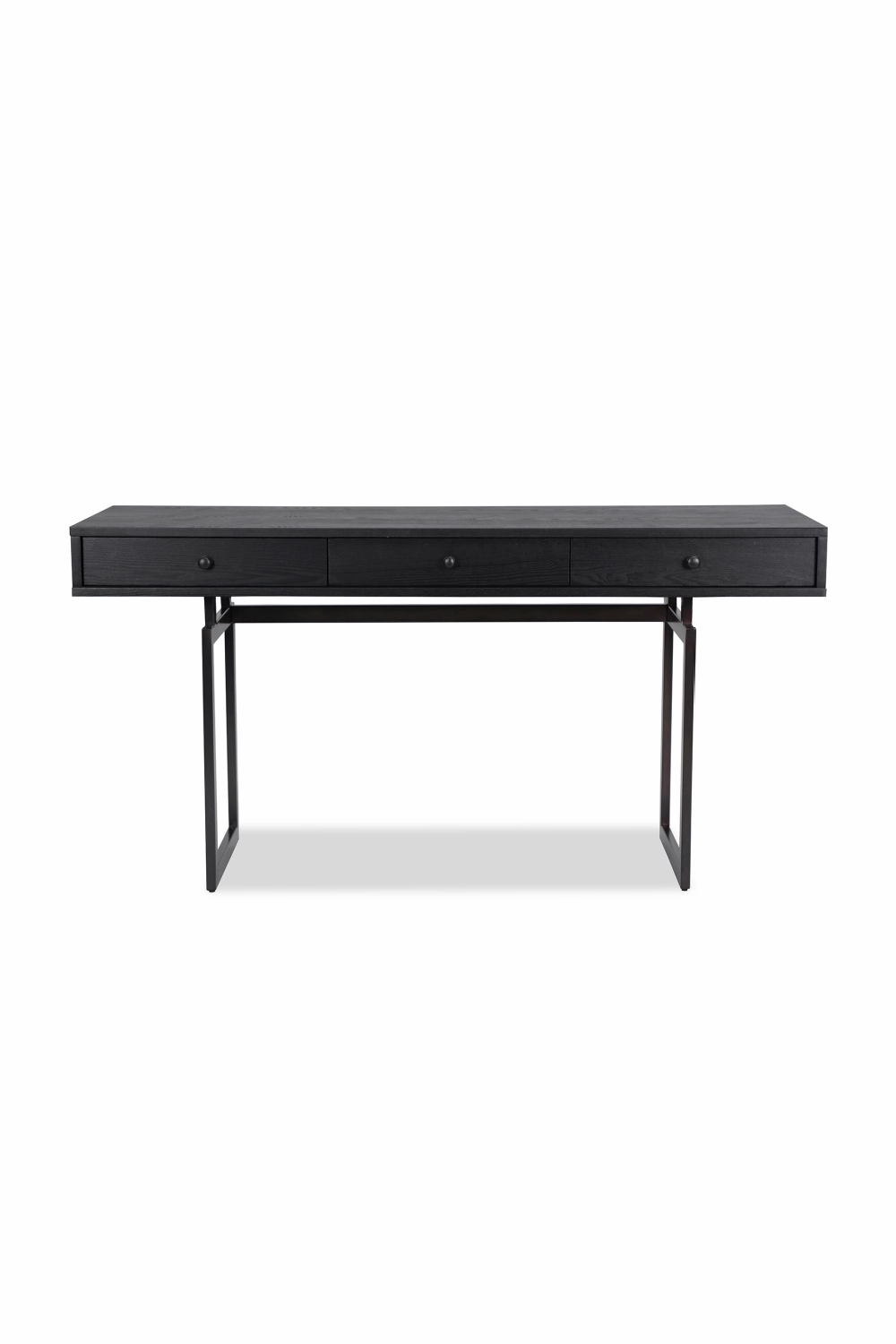 Black Ash Dark Bronze Desk | Liang & Eimil Hamilton desk,home desk,workstation
