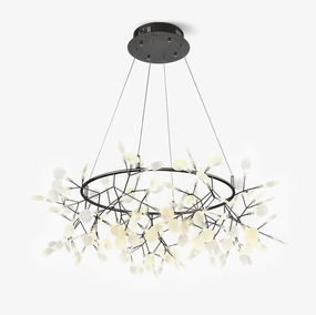 Black Big O Firefly LED Chandelier chandelier,ceiling light,decorative lighting