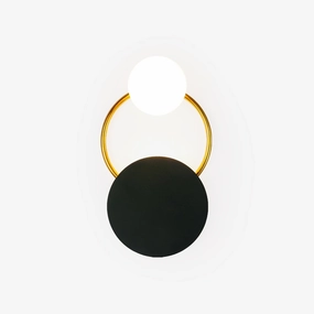 Black Circular Rings Wall Lamp wall sconce,wall light,home lighting