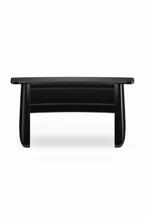 Black Glass 2-Drawer Desk | Caracole Cabochon desk,home desk,workstation