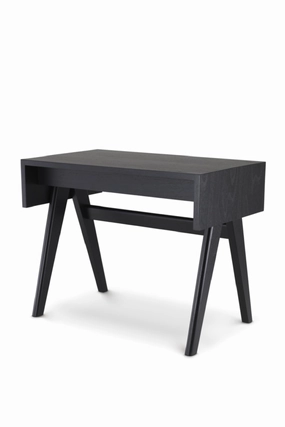 Black Wooden X-Leg Desk | Eichholtz Fernand desk,home desk,workstation