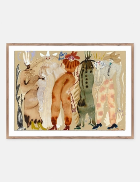 Blind Leading The Blind Wall Art by Caroline Pinney wall art,canvas print,home wall decor
