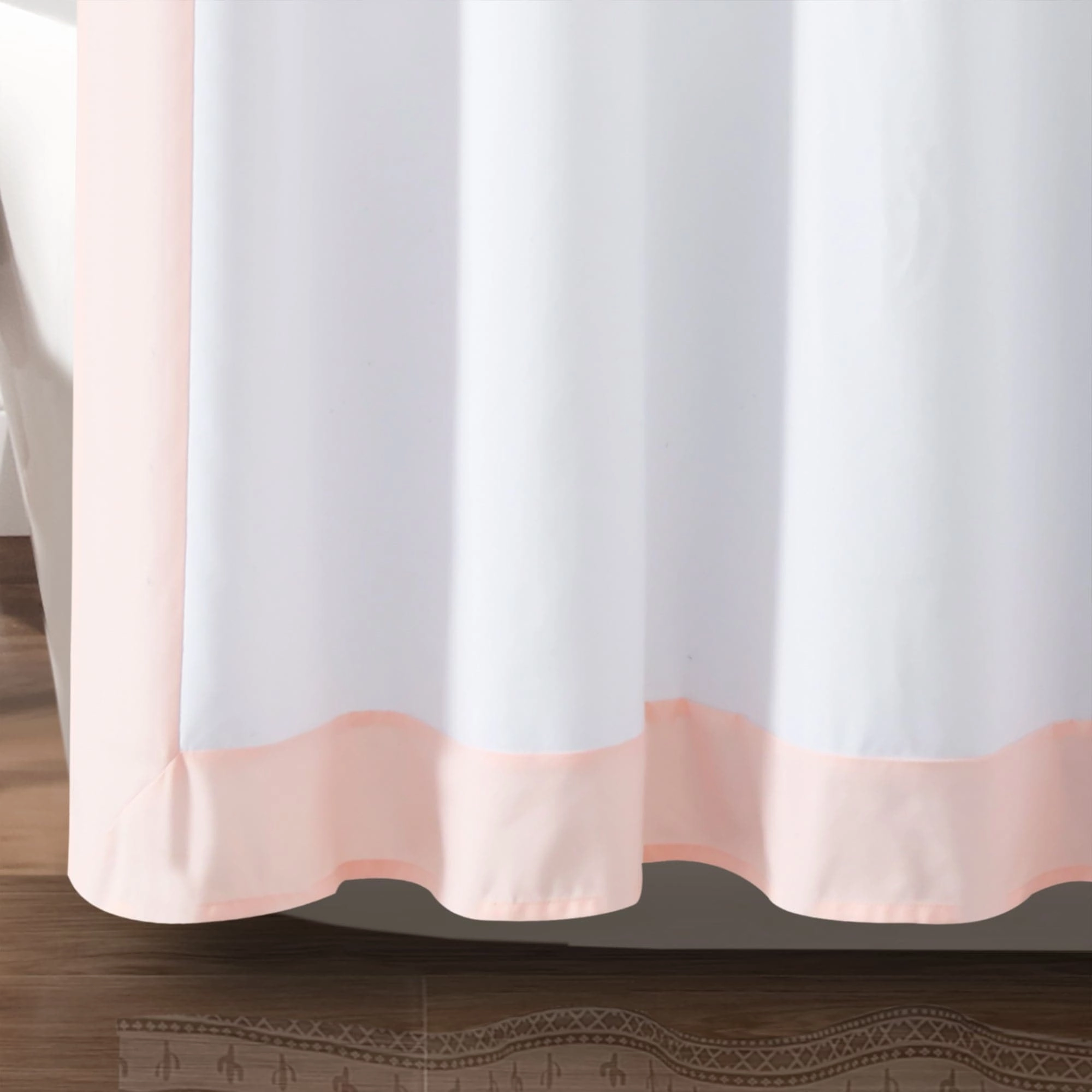 Block Border Shower Curtain