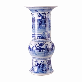 Blue & White Beaker Porcelain Vase vase,flower vase,home decoration