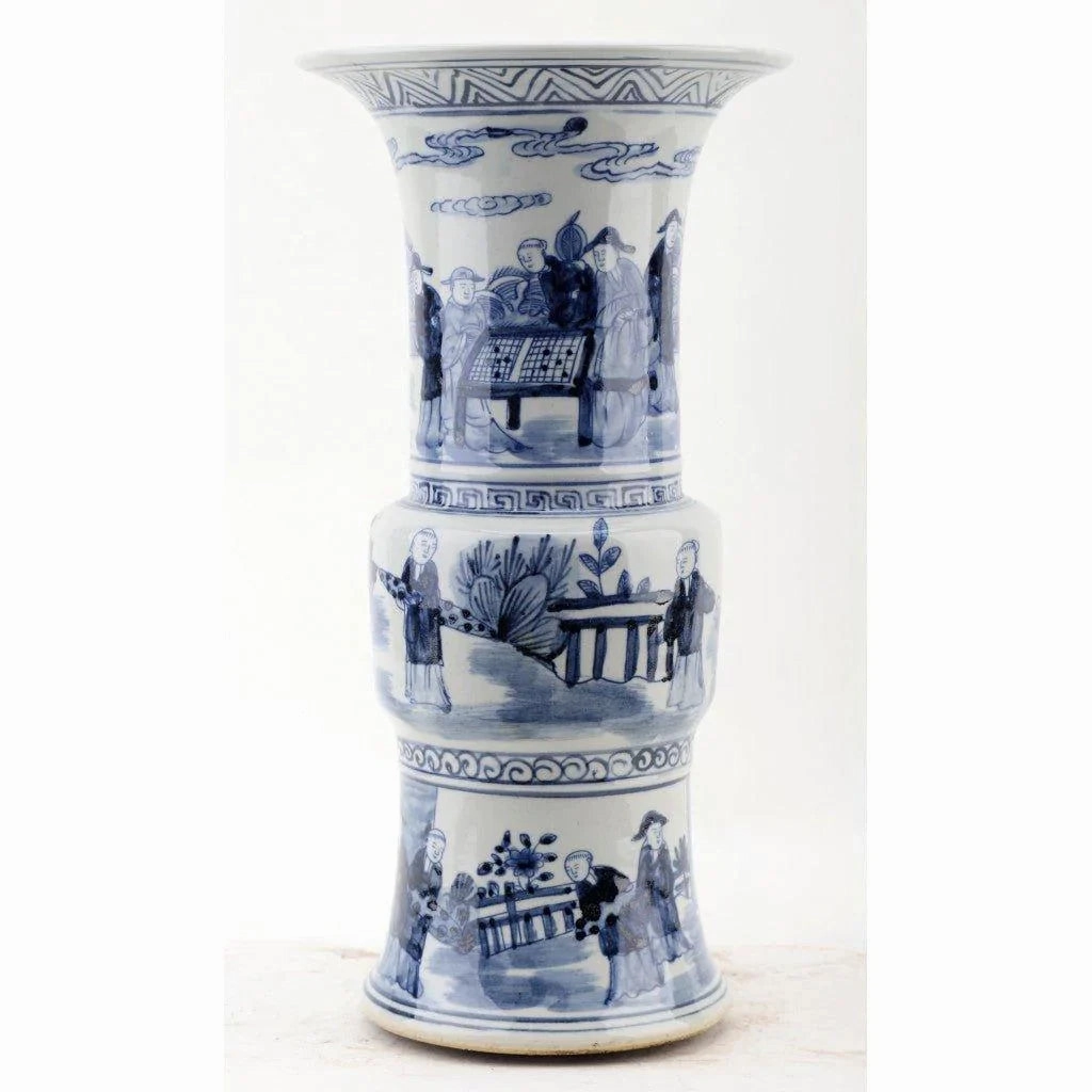 Blue and White Classic Porcelain Vase