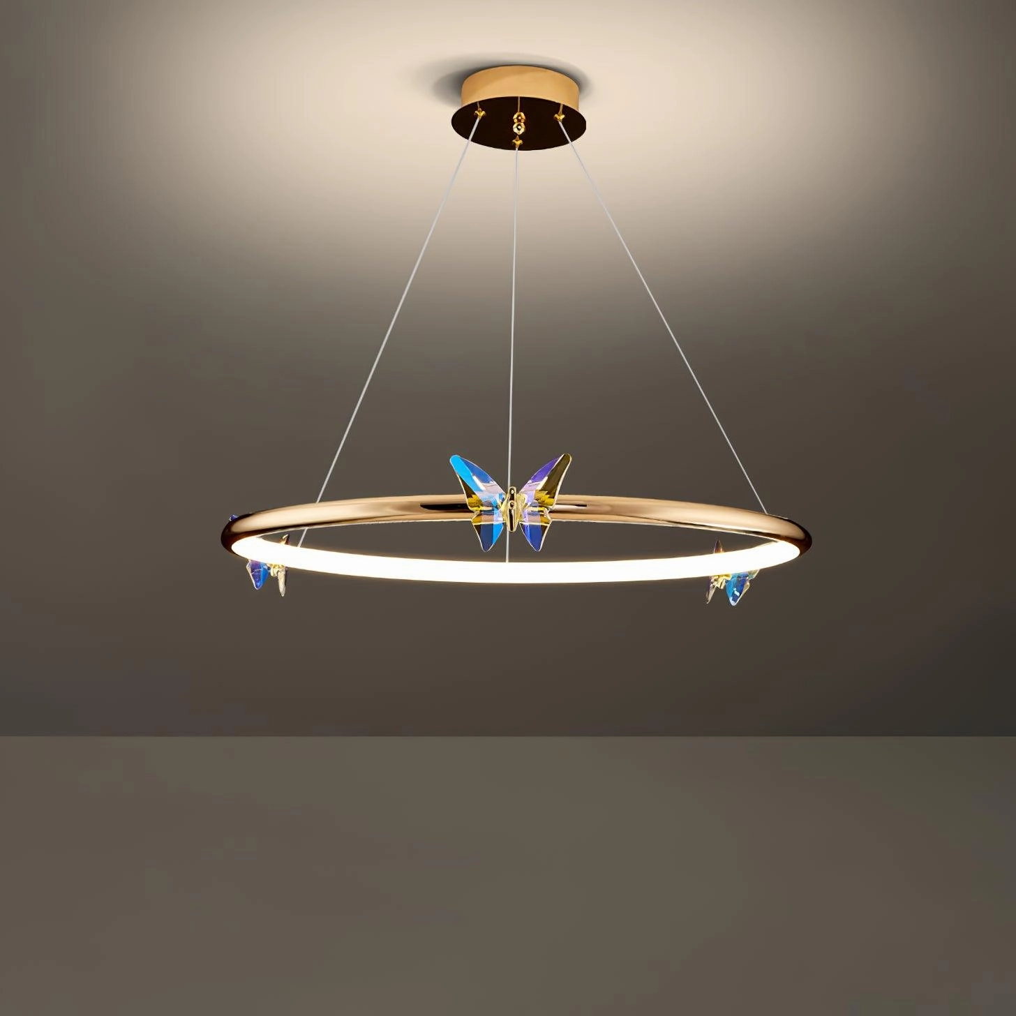 Blue Butterfly Chandelier