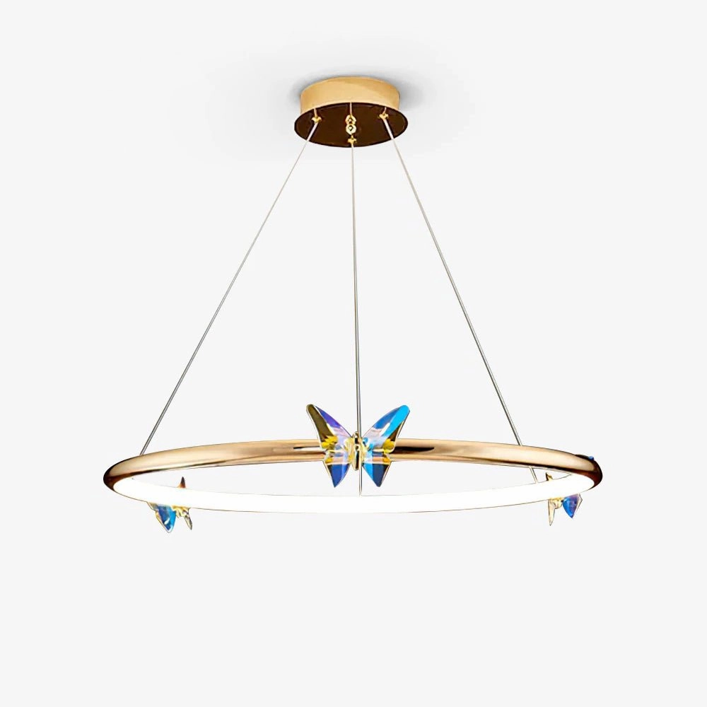 Blue Butterfly Chandelier chandelier,ceiling light,decorative lighting