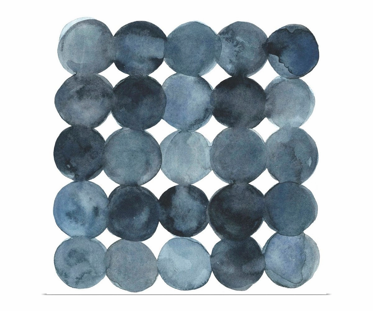 Blue Gray Density I Wall Art wall art,canvas print,home wall decor
