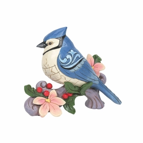 Blue Jay with Flowers figurines,decorative figurines,home accents