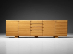 Bob van den Berghe for Van Den Berghe Pauvers 'Iris' Sideboard in Solid Oak storage cabinet,organizer,furniture storage
