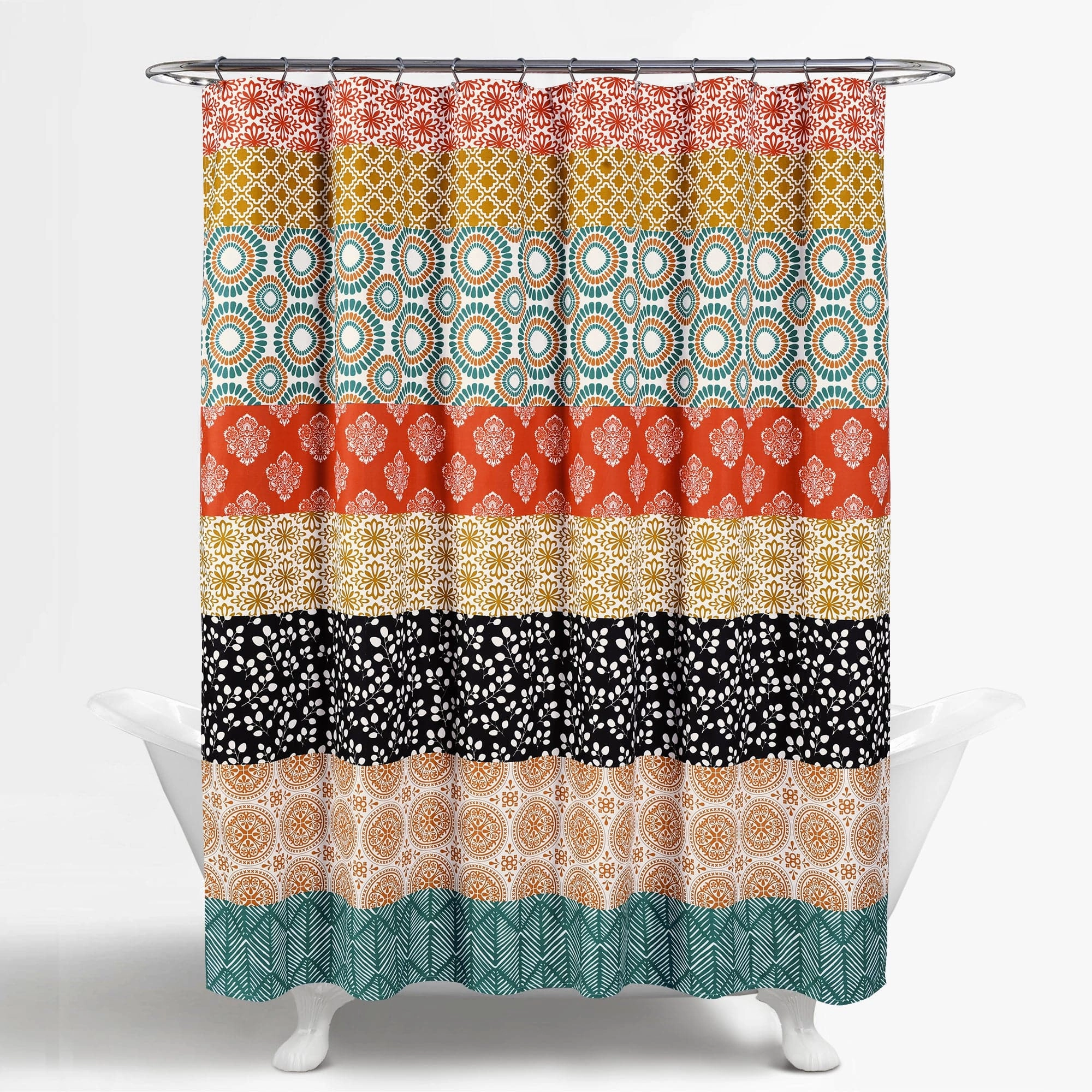Bohemian Stripe Shower Curtain