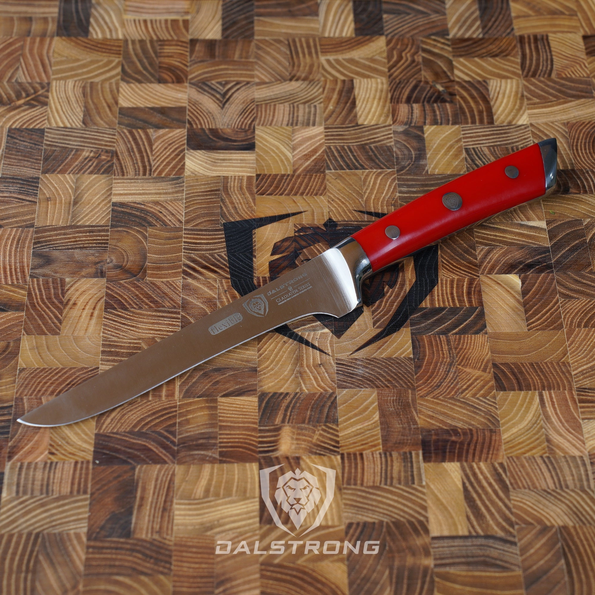 Boning Knife 6" | Crimson Red ABS Handle | Gladiator Series | NSF Certified | Dalstrong 