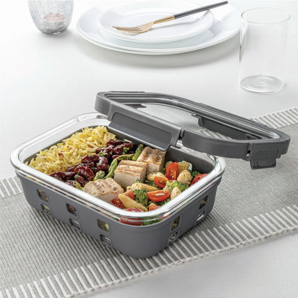 Borosil Klip n Store Plus Rectangular Glass Container food storage,storage containers,kitchen storage