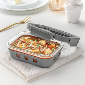 Borosil Klip n Store Plus Rectangular Glass Container food storage,storage containers,kitchen storage