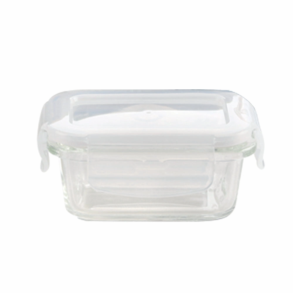 Borosil Klip n Store Rectangular Glass Container, 120 ml