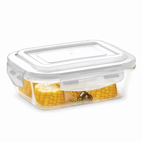 Borosil Klip n Store Rectangular Glass Container, 1.04 L food storage,storage containers,kitchen storage