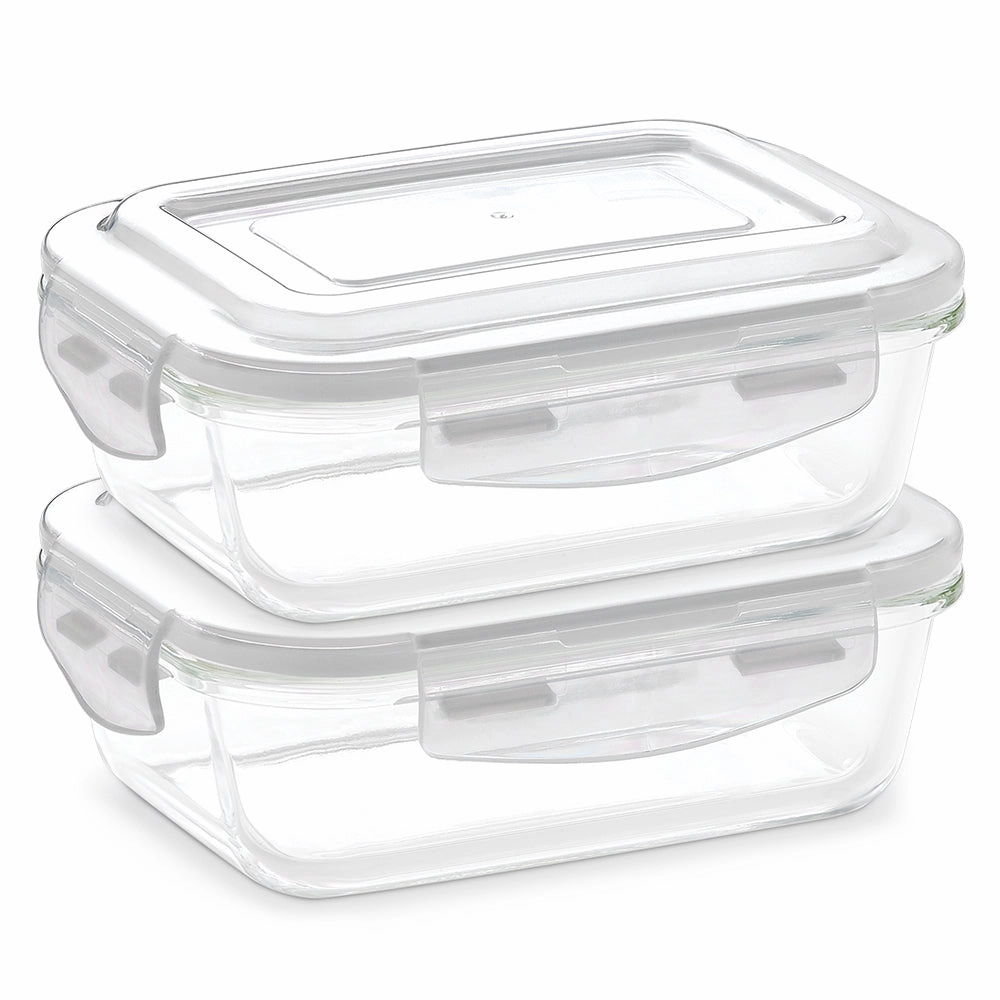 Borosil Klip n Store Rectangular Glass Container