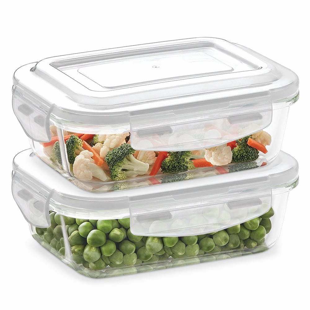 Borosil Klip n Store Rectangular Glass Container