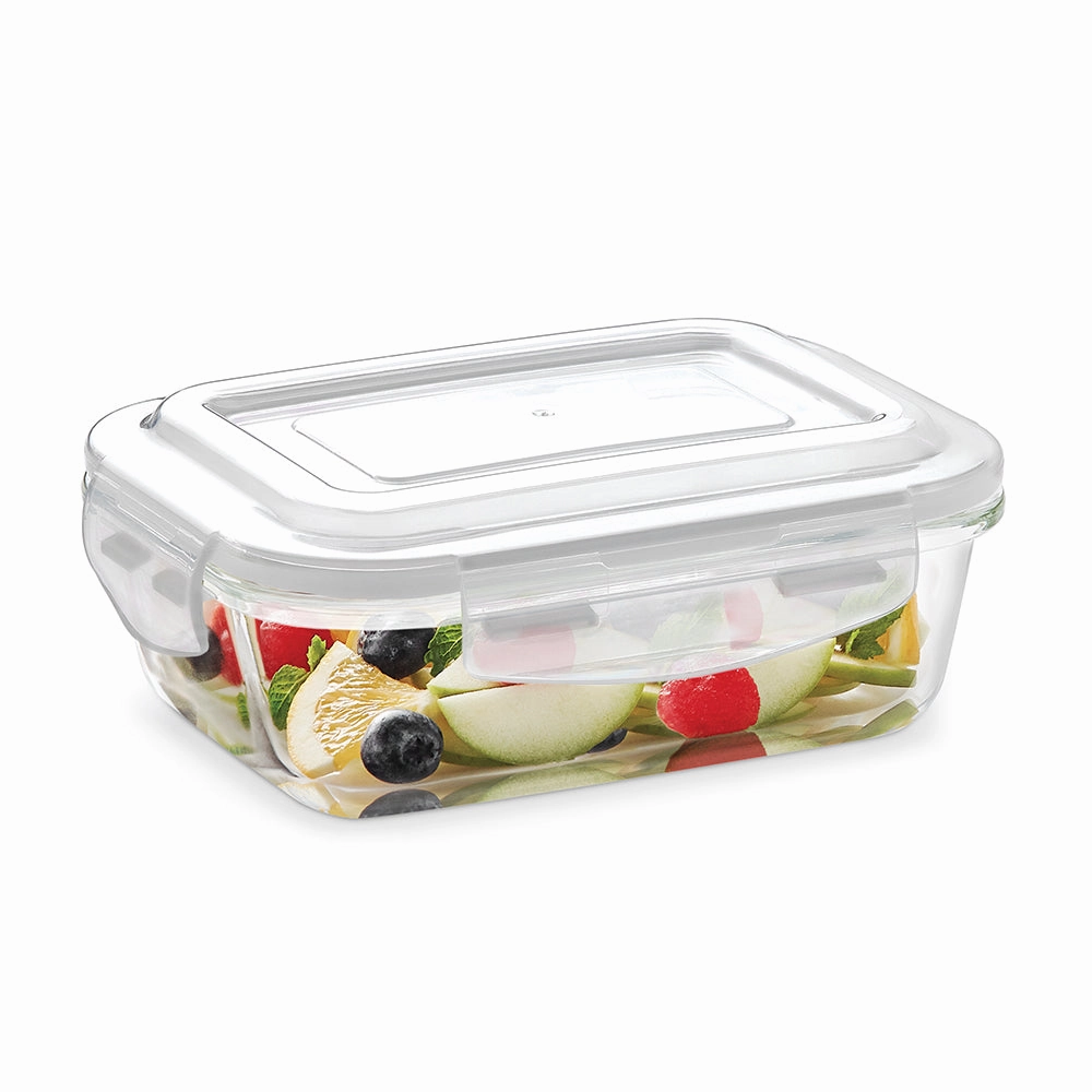 Borosil Klip n Store Rectangular Glass Container, 370 ml food storage,storage containers,kitchen storage