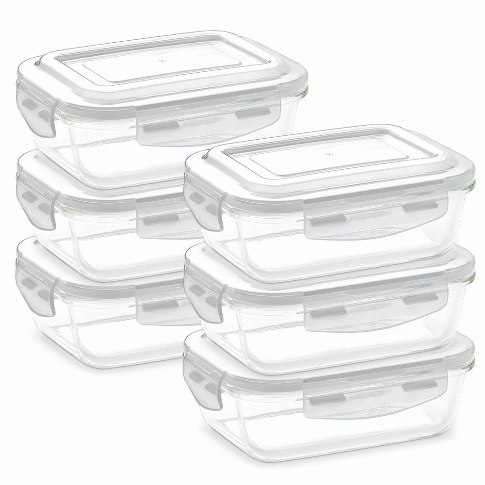 Borosil Klip n Store Rectangular Glass Container